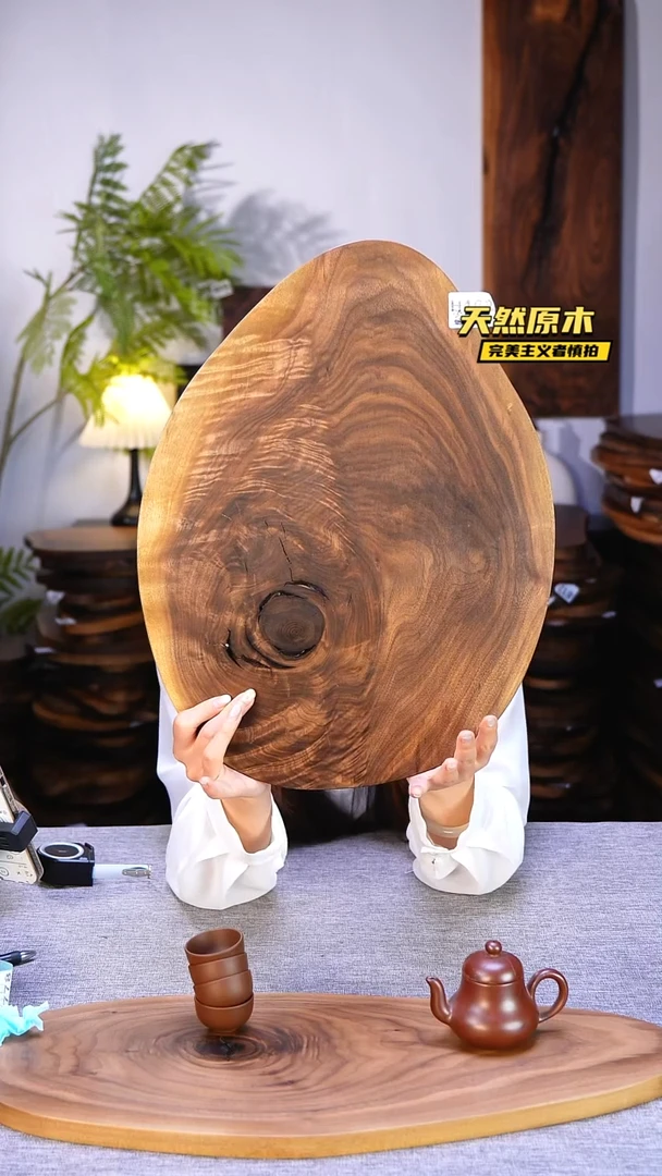 木北美黑胡桃原木.干裂疤结不属于商品质量问题完美主义者慎拍