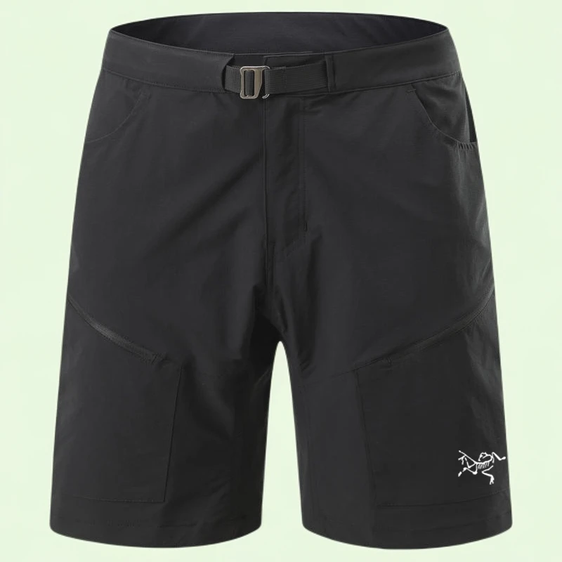 户外夏季宽松直筒工装男士多口袋透气速干装备五分城市机能短裤