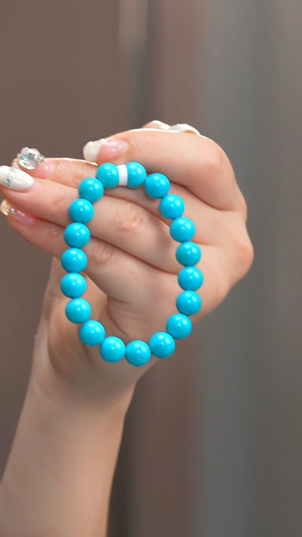 未镶嵌绿松石手串巧*力1