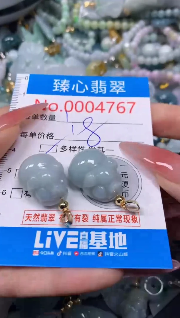 【闪购商品】翡翠颈饰未镶嵌含绳0004766