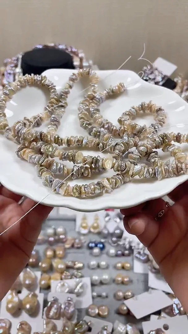 未镶嵌项链淡水珍珠【纯恬饰品】（多样性发货发一）