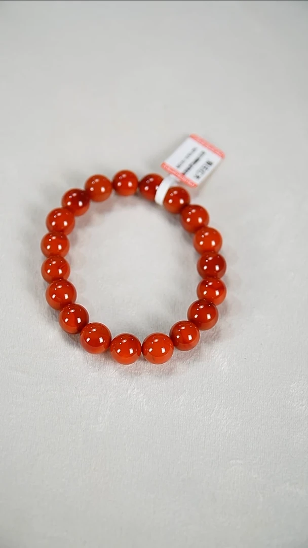 【闪购商品】南红玛瑙手串未镶嵌30g瓦西原矿1.0单圈34010634