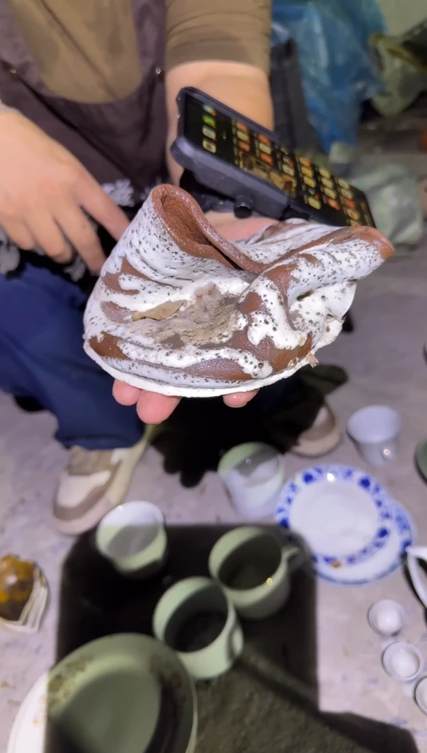 瓷片欧*微瑕 完美勿拍  磁州窑买到就是赚到