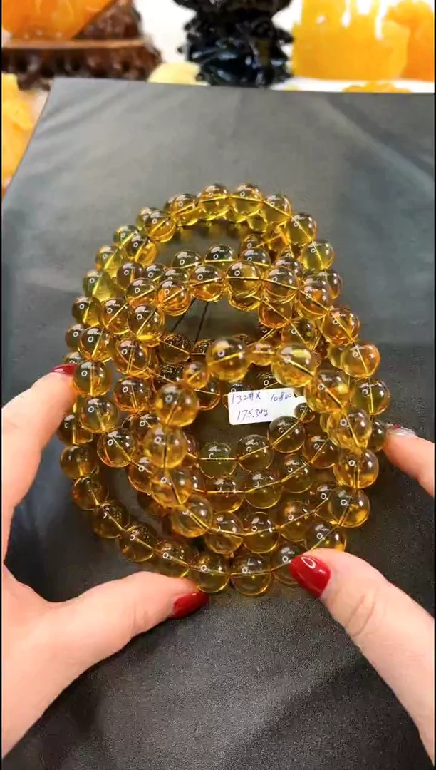 【闪购商品】琥珀颈饰未镶嵌项链