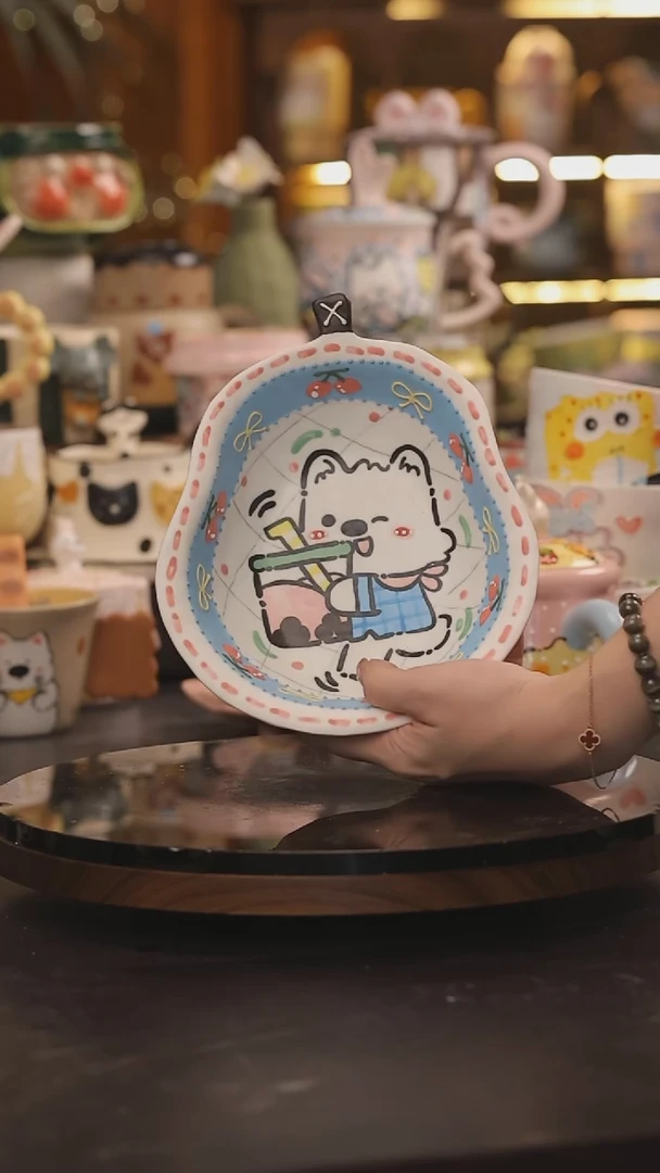 景德镇釉下彩绘设计师款式陶瓷