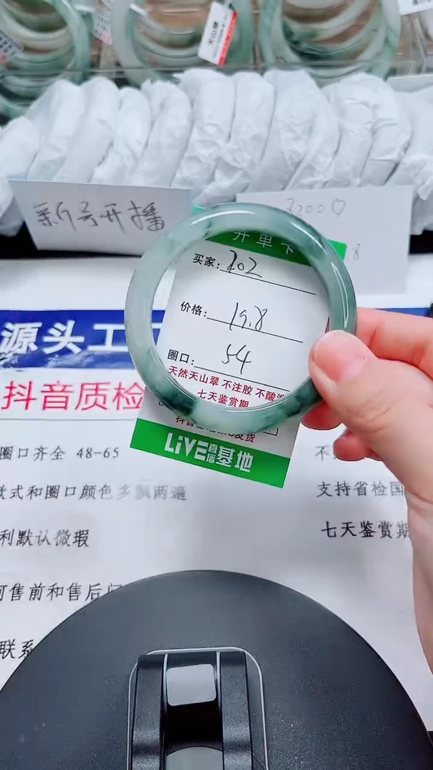 未镶嵌手镯石英质玉202-53/54
