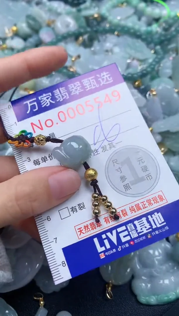 吊坠(不含链)未镶嵌翡翠5549