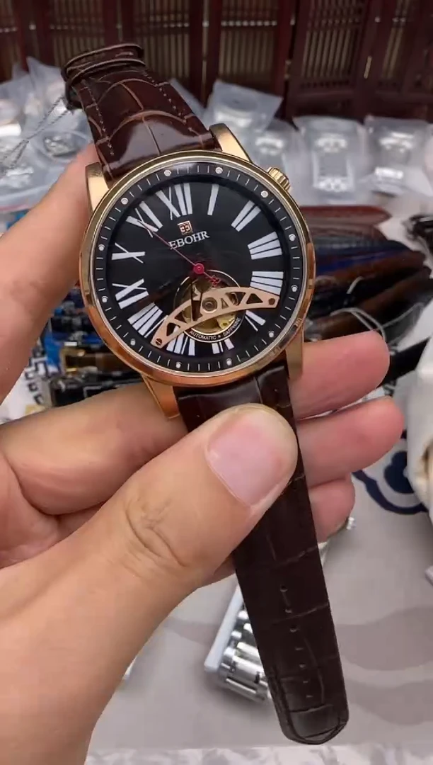 机械机芯精钢精钢男士库存全新尾货腕表直播一物一拍