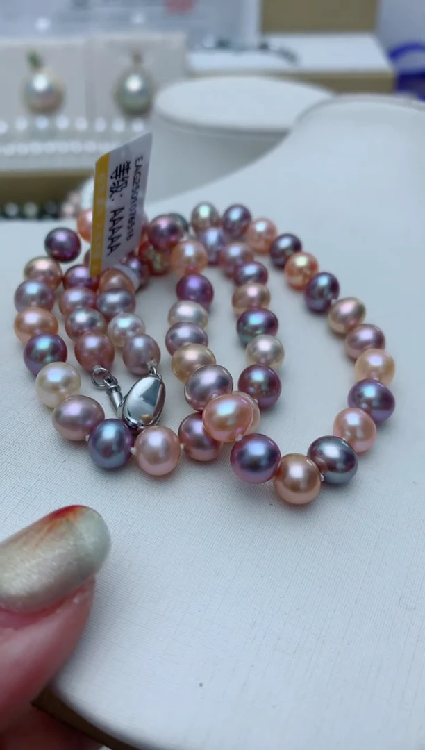 【闪购商品】淡水珍珠项链未镶嵌w73