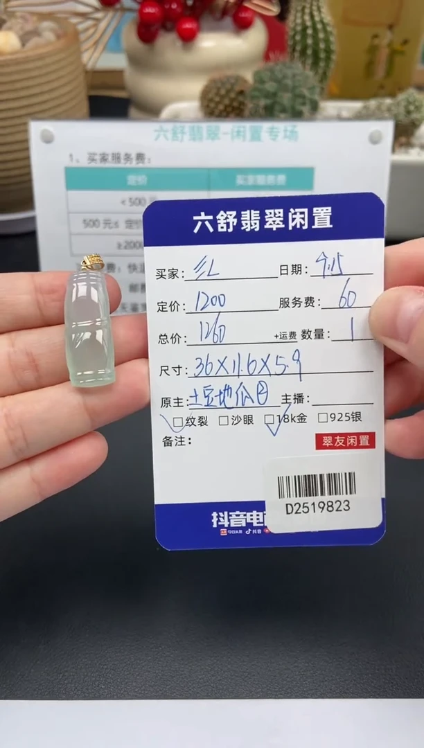 颈饰18K金镶嵌翡翠?****LD2519823