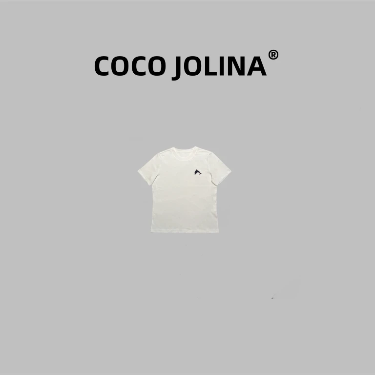 COCO JOLINA 新款时尚海豚短袖T恤8198