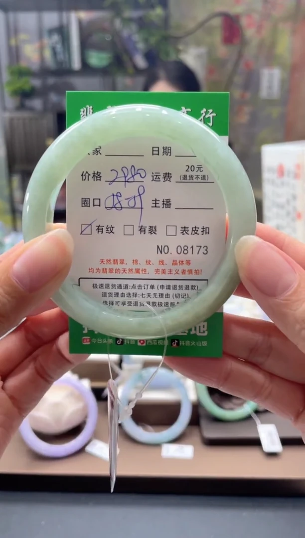 未镶嵌手镯翡翠8173*****