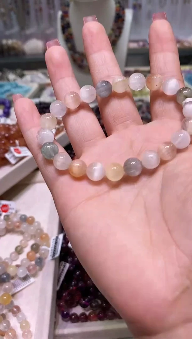 未镶嵌手链水晶多样性发其一兔毛8.5+