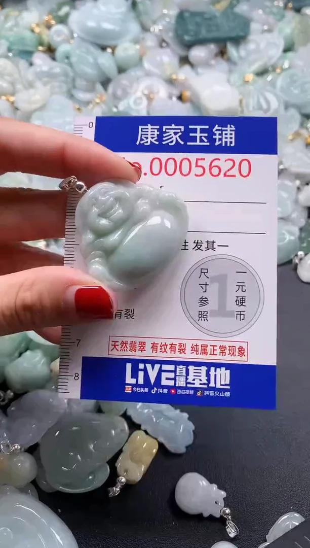 翡翠未镶嵌吊坠(不含链)5620