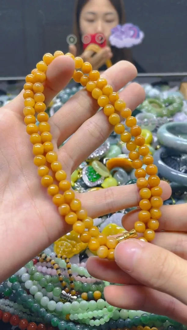 颈饰未镶嵌翡翠5MM