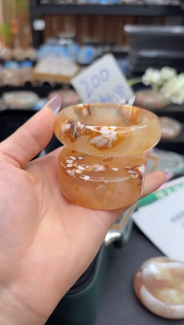 未镶嵌手镯石英质玉A578(55圈赠送镯心)