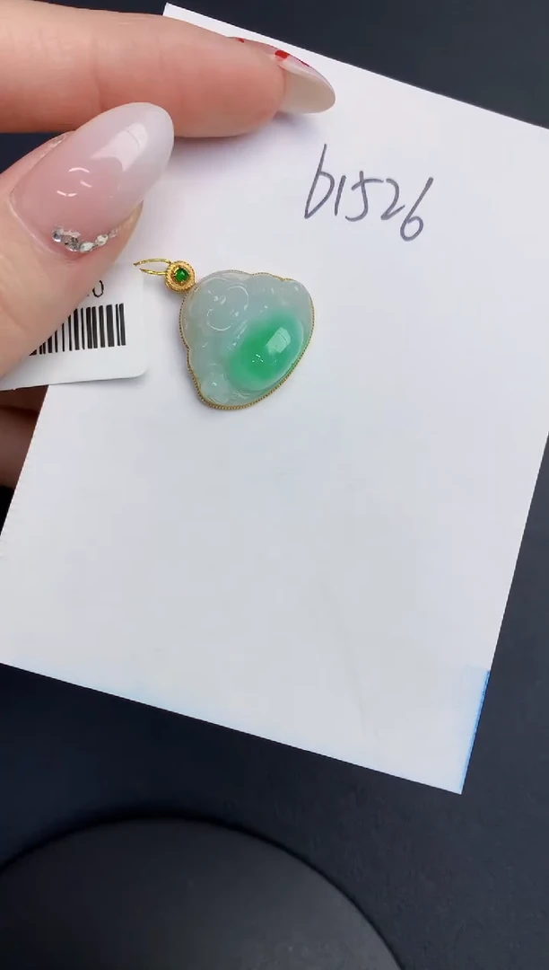 【闪购商品】翡翠颈饰18K金镶嵌0000000000