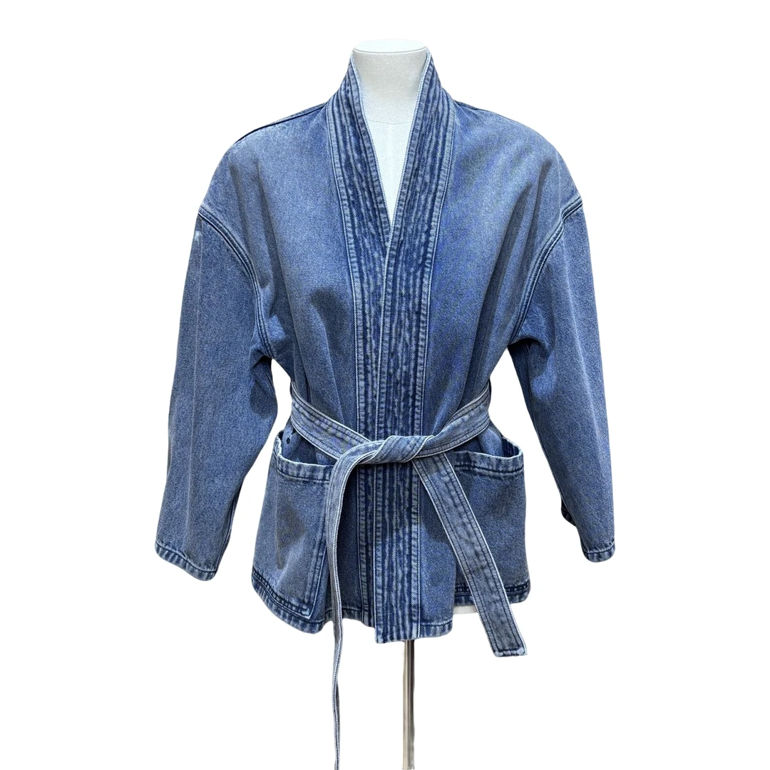 未使用 DIOR/迪奥 蔚蓝/牛仔外套/F36码/LZ1021D022