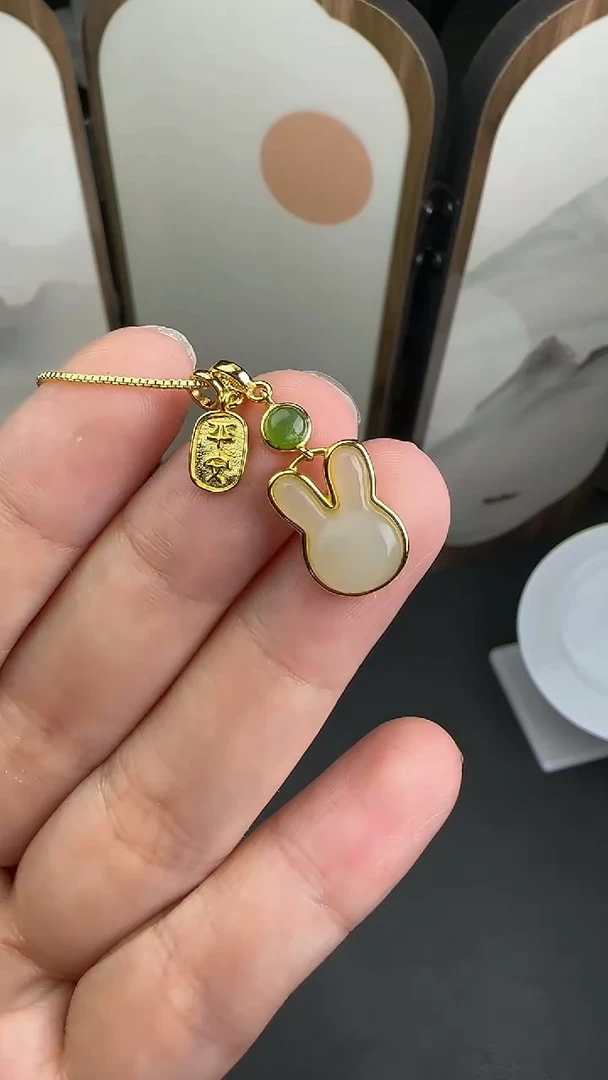 吊坠(不含链)未镶嵌和田玉JJD1205010多样性发一