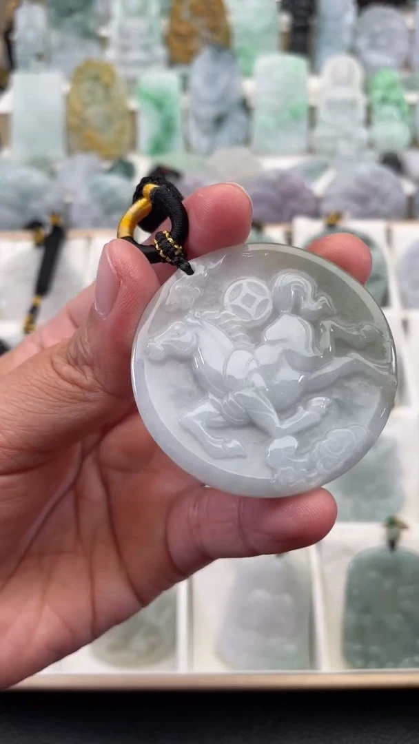 颈饰未镶嵌翡翠天然缅甸翡翠A货567