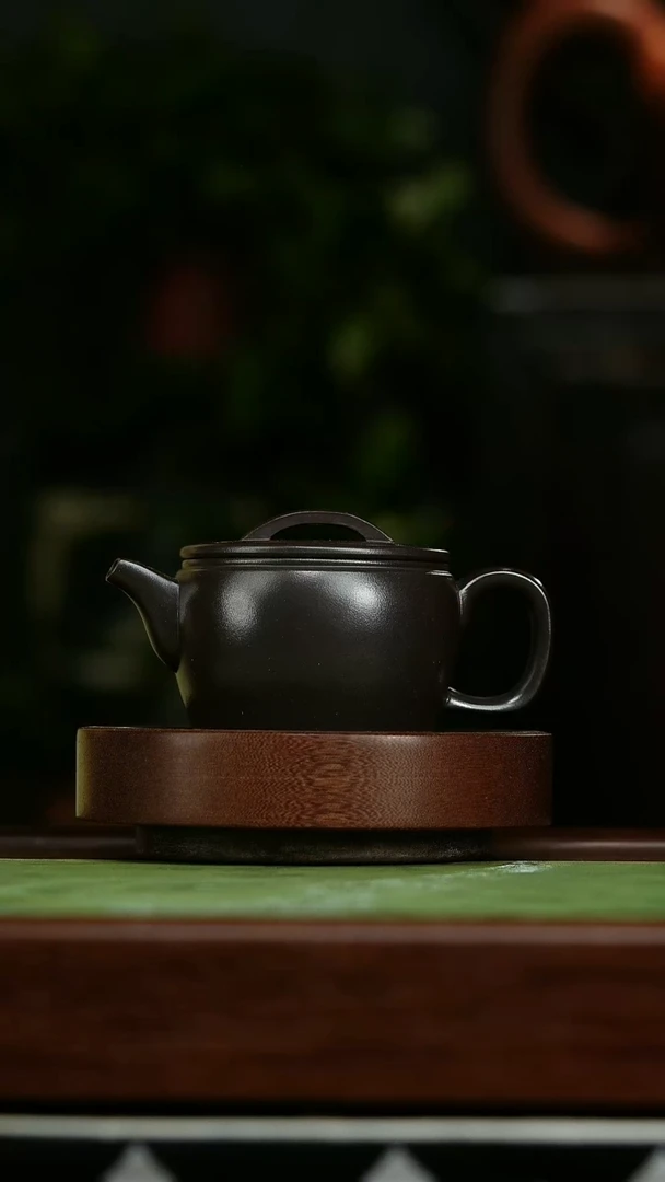 茶壶紫砂x17汉瓦黑墩头*赵丽娟