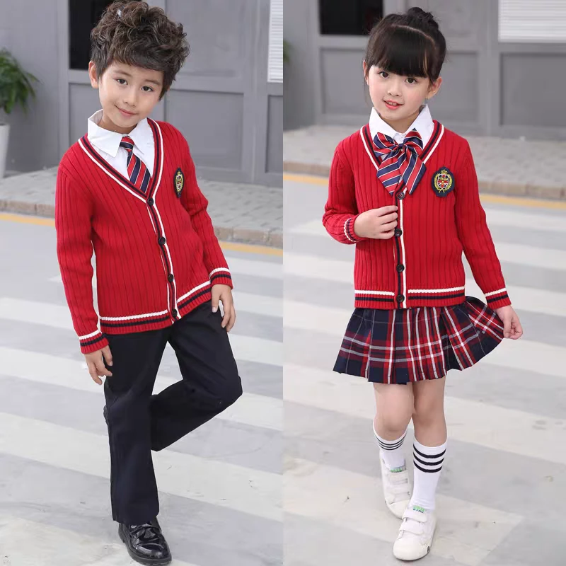 B026红色针织开衫男女同款(身高➕10拍)