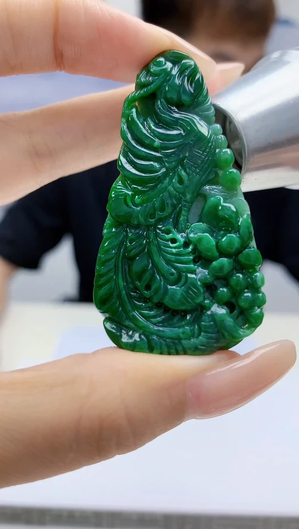 定制翡翠未镶嵌4868xx-毛货挂件29