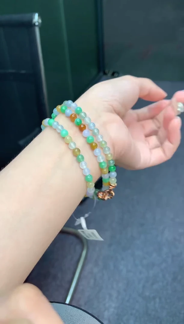 未镶嵌手串翡翠手串