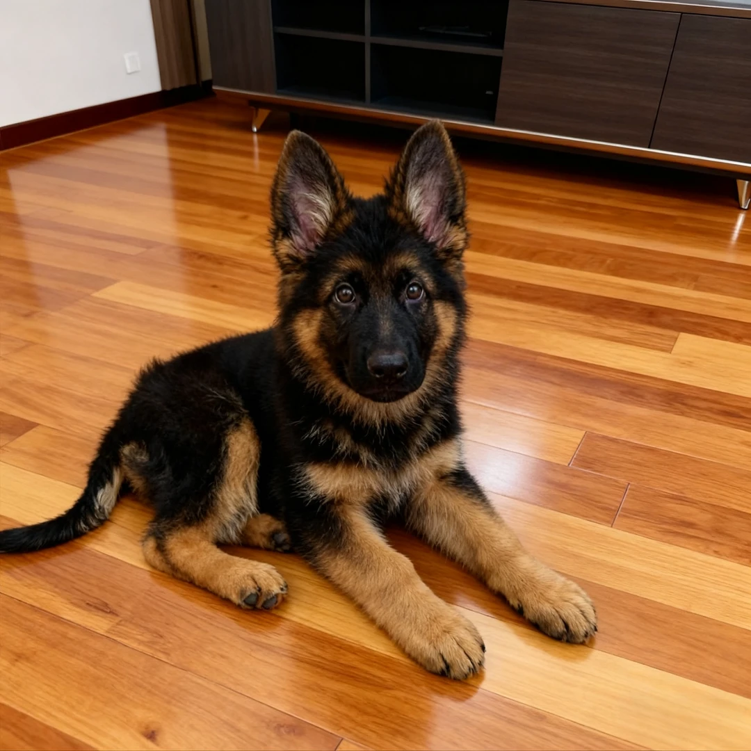 德牧幼犬工作犬弓背平背看家幼犬狼狗护院警犬聪明高智商狗狗幼崽