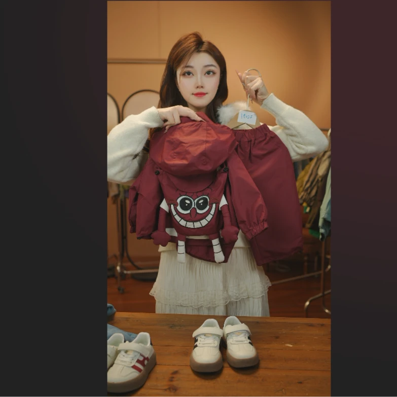 【现货】2026春秋季儿童新款韩版时尚卡通休闲套装39079