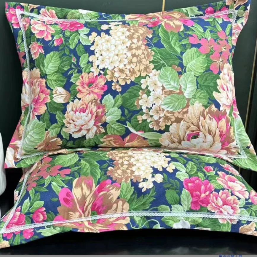 潮流款大牡丹枕套（一对装）