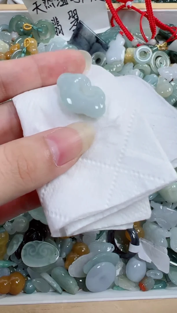 翡翠裸石122号链接，A货翡翠