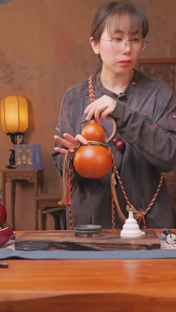 1450号链接精品大漆葫芦现货现发[一物一拍]
