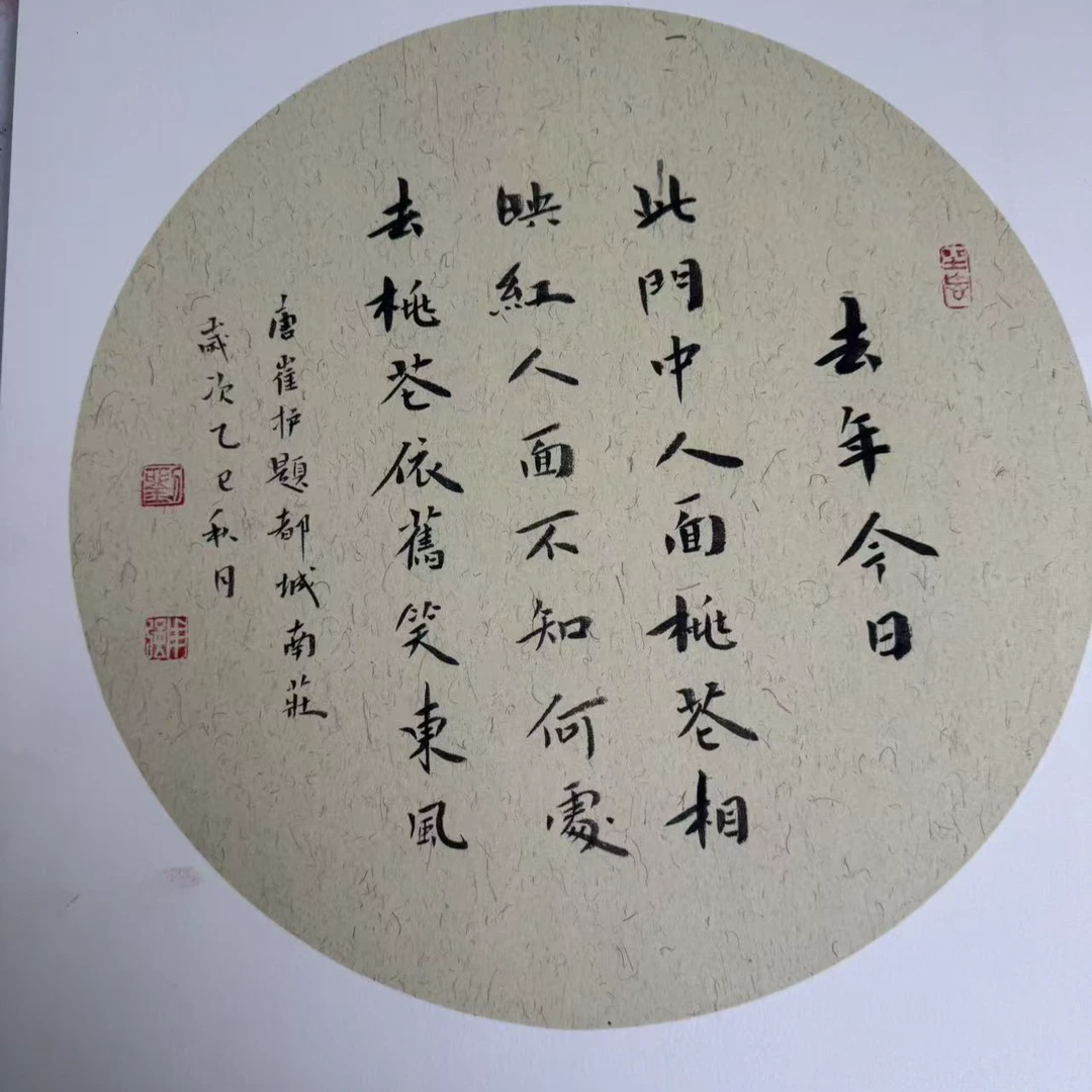 《题都城南庄》刘用强老师书写