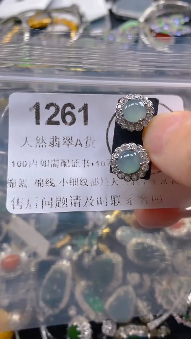 翡翠未镶嵌吊坠(不含链)1261.....
