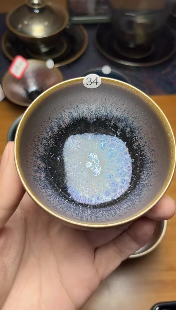 茶盏吴俊伟厚胎单杯建盏