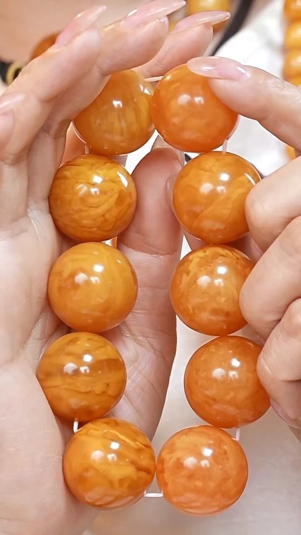 蜜蜡颈饰未镶嵌7269天然蜜蜡珠宝奇石云端妖孽全部保真