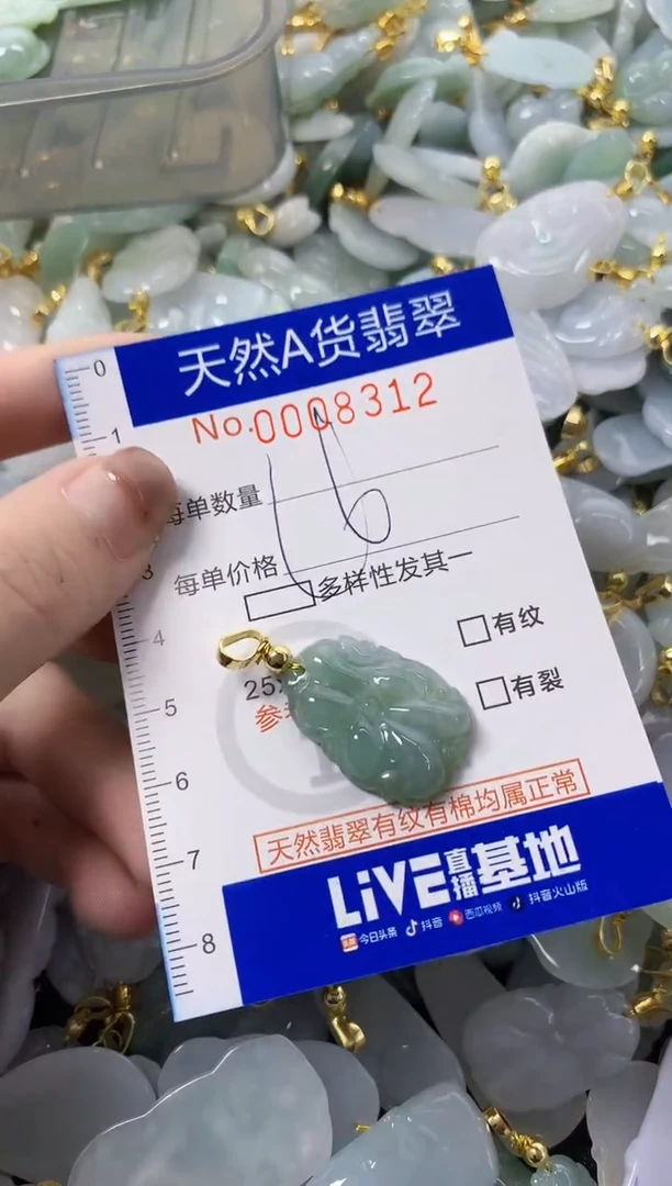 颈饰未镶嵌翡翠天然A货翡翠