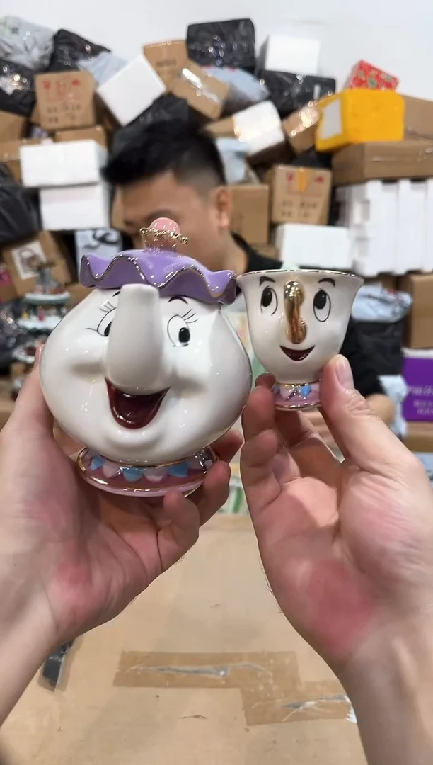 瓷片茶壶太太一壶一杯