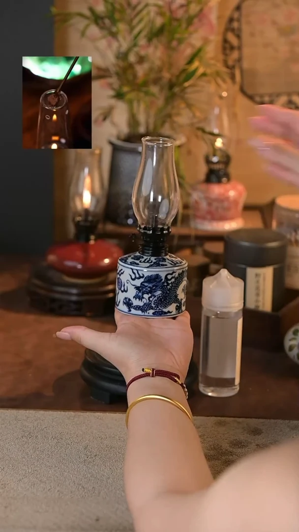 景德镇陶瓷香薰灯摆件