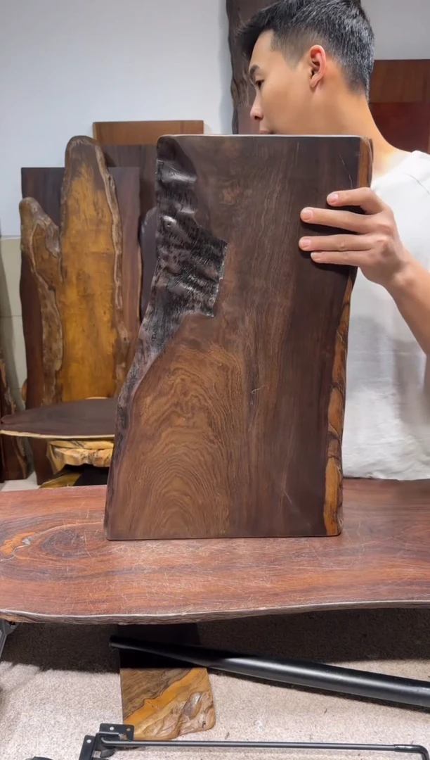 风车木（黑檀木）尺寸57*30*2.3编号476