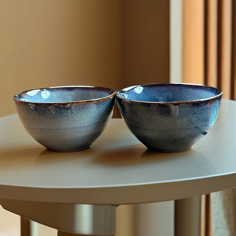 776 微瑕品4.5寸窑变米饭碗