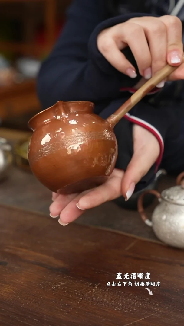 杨匠银坊 器物 茶具 铜侧把壶