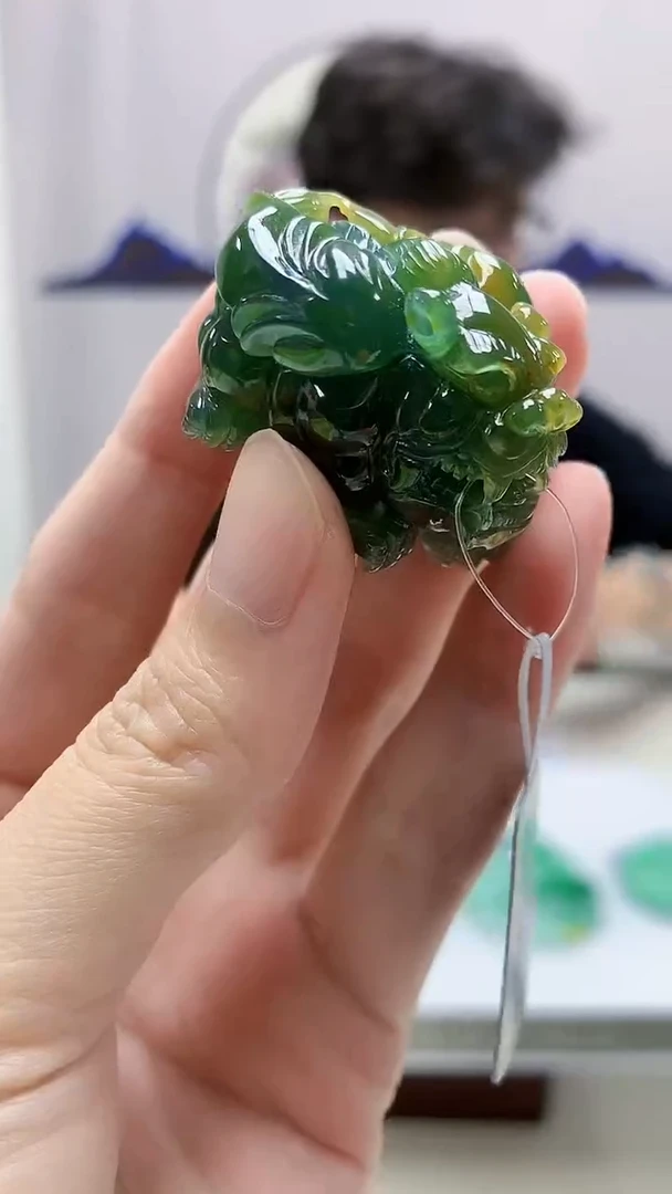 定制翡翠未镶嵌4688zm-毛货貔貅154