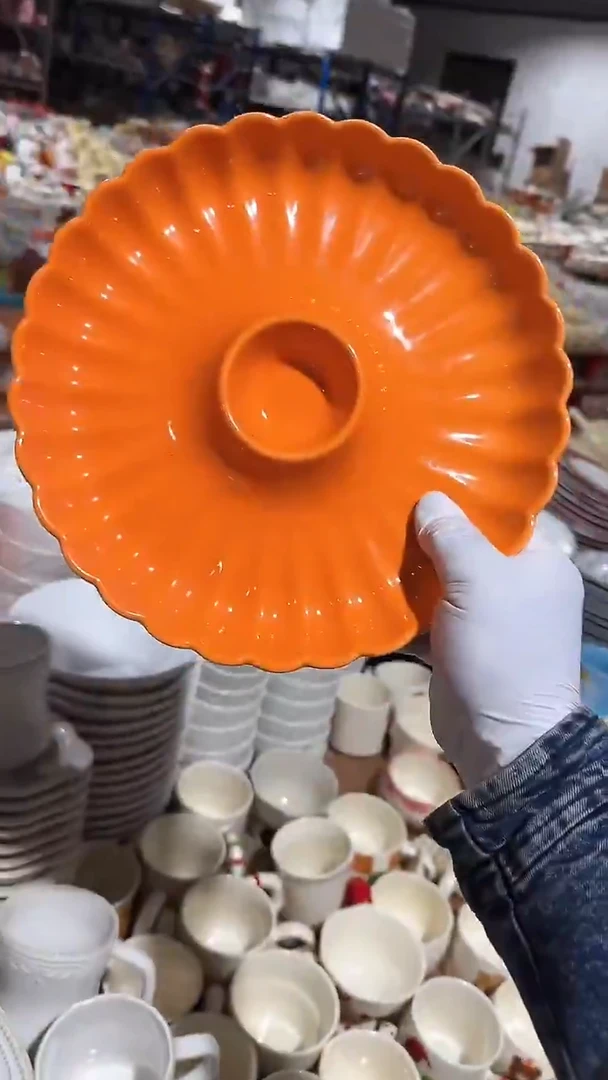 陶瓷饺子盘微瑕 凑满20元包邮