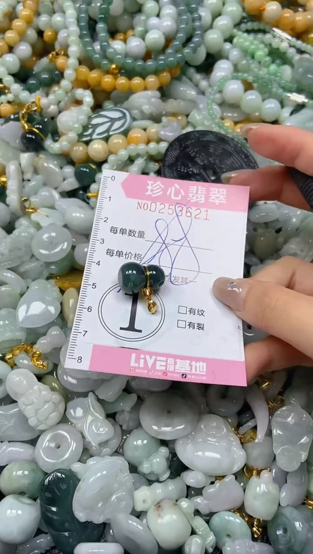 翡翠未镶嵌颈饰闪购0253621多样性发其一