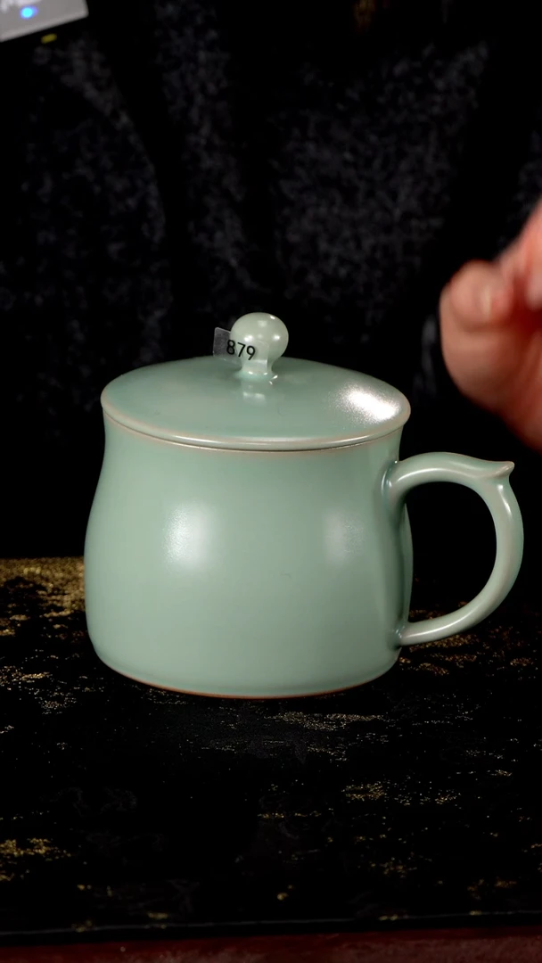 杯879 办公杯430ml 匠工款君绿釉