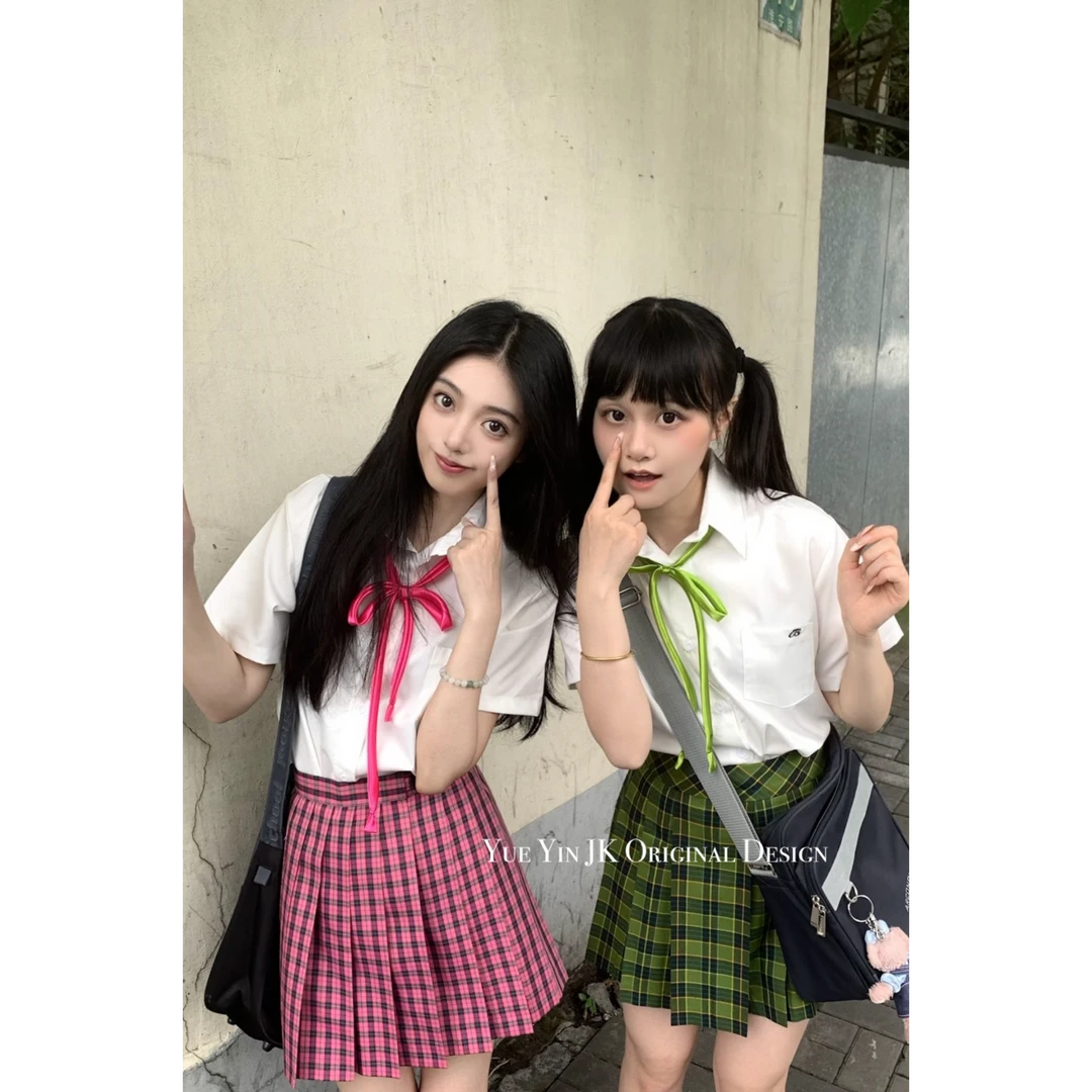 月隐/JK制服领结手系领绳JK领绳衬衫领结女制服日系学院细窄长条