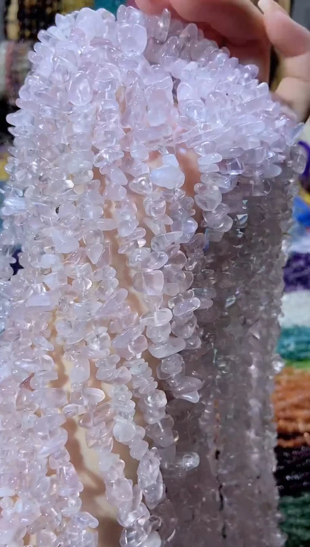 未镶嵌珠宝半成品水晶冰紫马粉