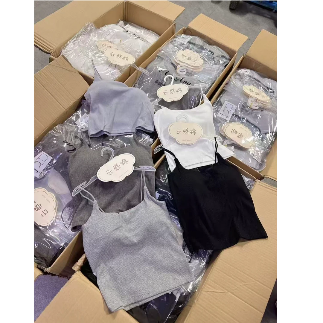 吊带背心女内搭2025新款带胸垫夏季薄款外穿内衣美背背心文胸一体